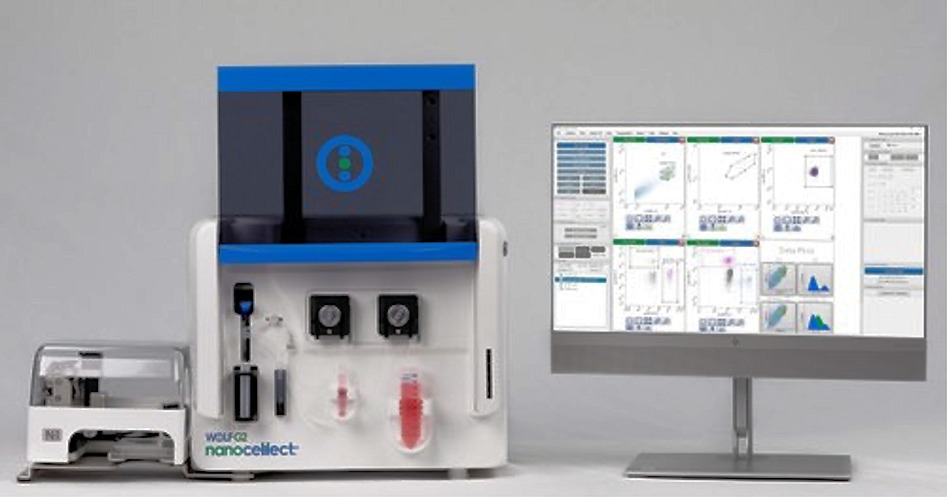The Wolf G2 cell sorter from NanoCellect.