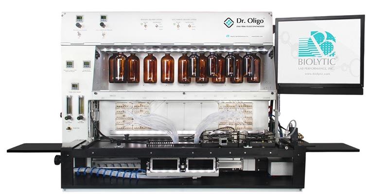 The Dr. Oligo 768XLc DNA RNA Synthesizer